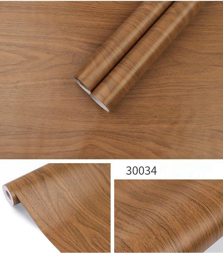 Giấy decal dán tường, bàn, ghế, tủ giả vân gỗ chống nước, có sẵn keo khổ 60cm-120cm bán theo mét