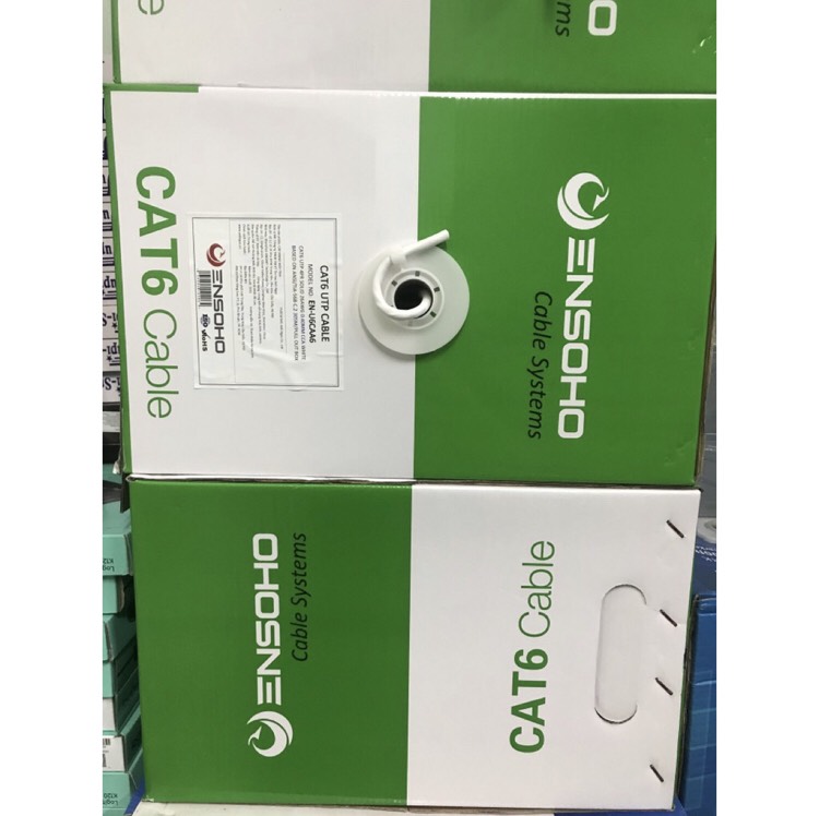 Dây cáp mạng ensoho cat6 utp-cuộn 305 mét