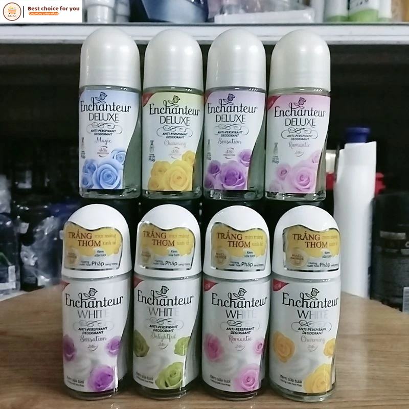 Lăn khử mùi trắng da Enchanteur Charming 50ml