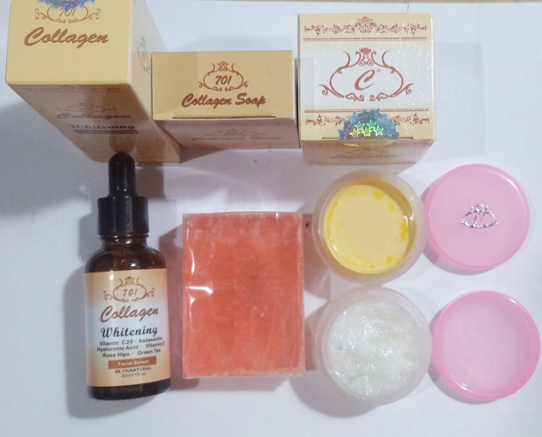 COMBO SERUM VÀ KEM COLLAGEN PLUS VIT E dưỡng trắng cho da nám tàn nhang