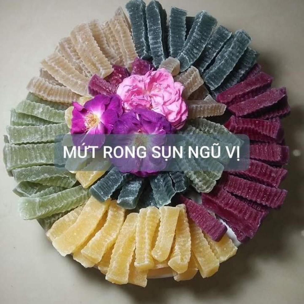 mứt rong sụn ngũ vị