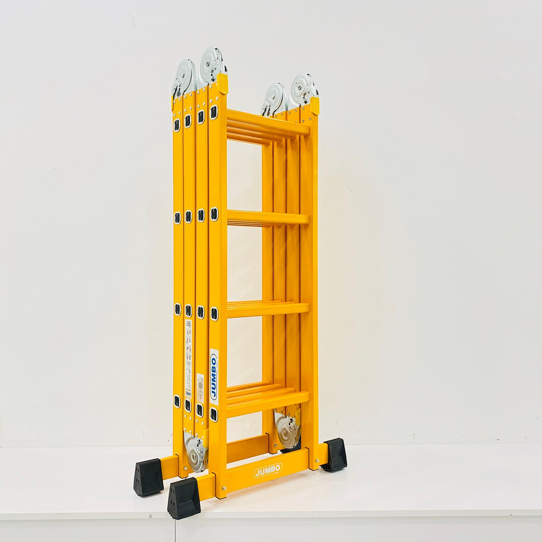 Thang nhôm gấp 4 đoạn jumbo b304