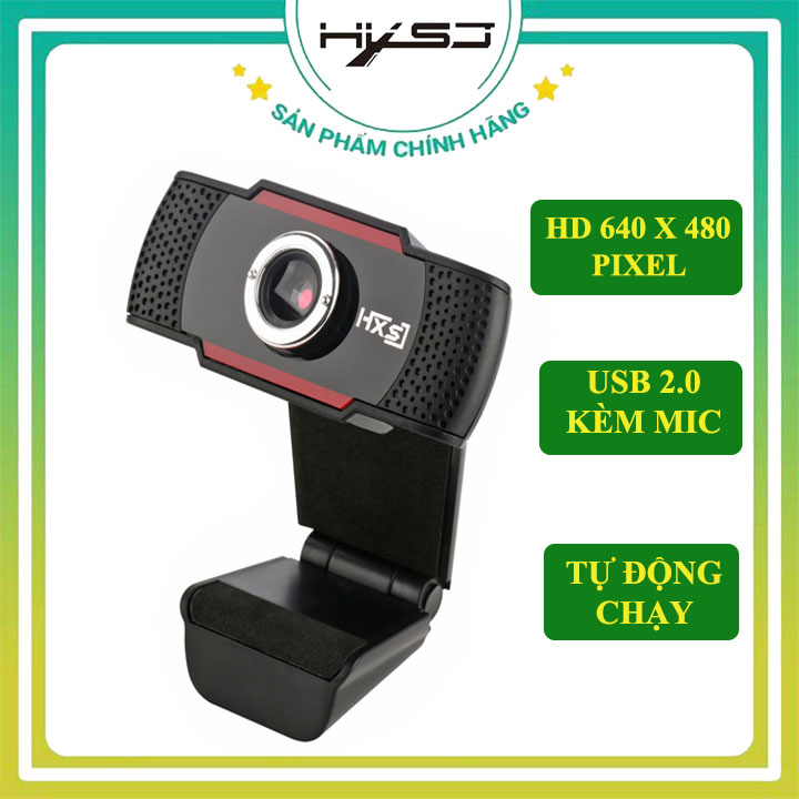 Webcam máy tính HXSJ S20 (↓GIẢM GIÁ CỰC SỐC↓) Webcam pc laptop học online, trực tuyến , Webcam HD tích hợp Mic truyền tải âm thanh trung thực, hình ảnh sắc nét - Hàng Chính Hãng