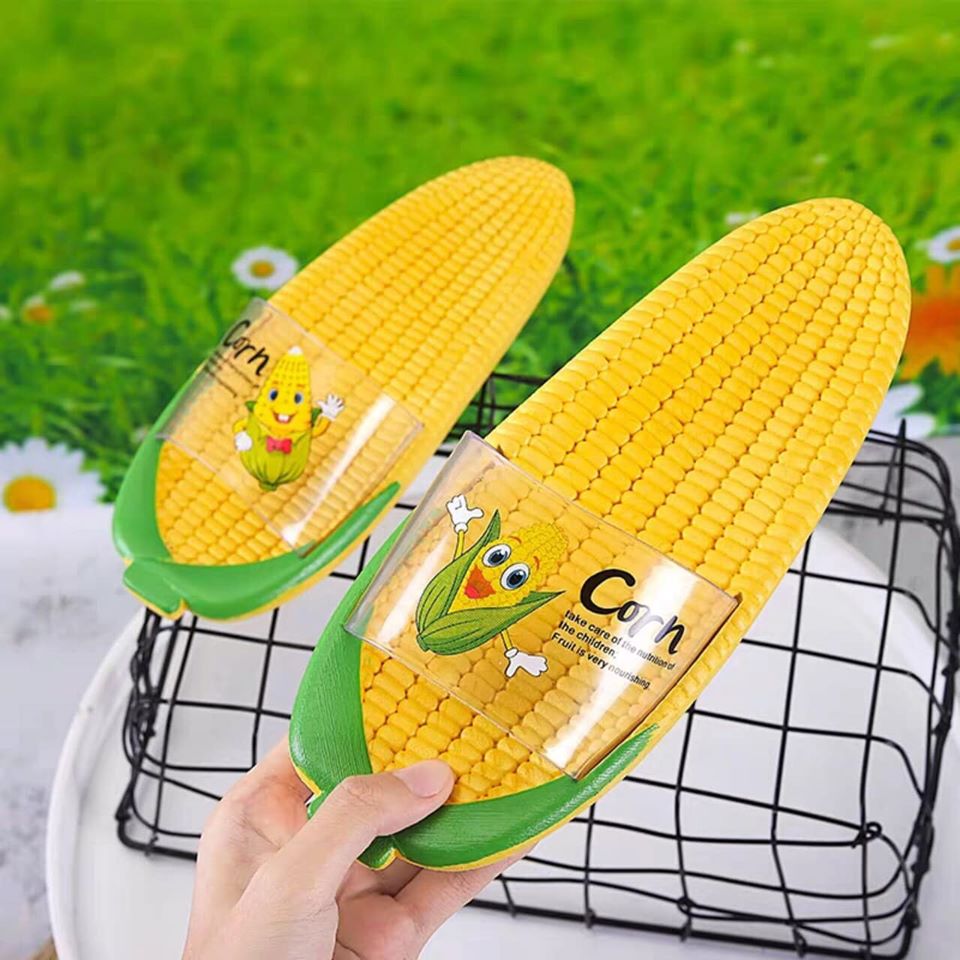 [HCM]Dép bắp ngô siêu hot đủ 3 màu hàng tốt đế dày loại 1