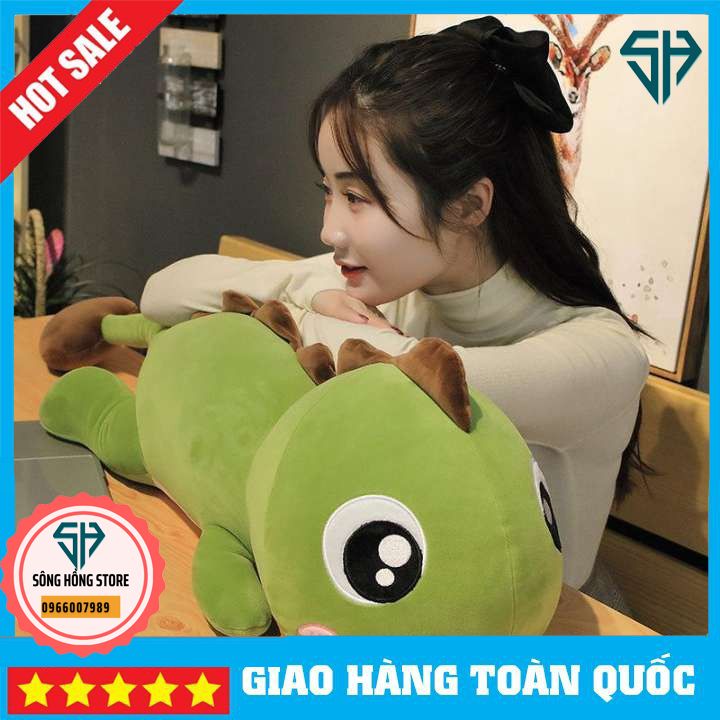 Gấu bông khủng long đuôi tim - siêu mềm mịn - size 40cm