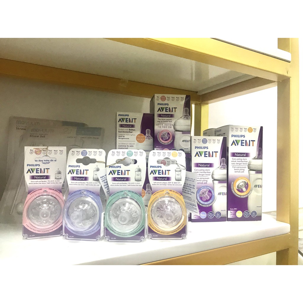 Bình sữa philips avent natural cổ rộng cho bé 60ml/125ml/260ml/330ml