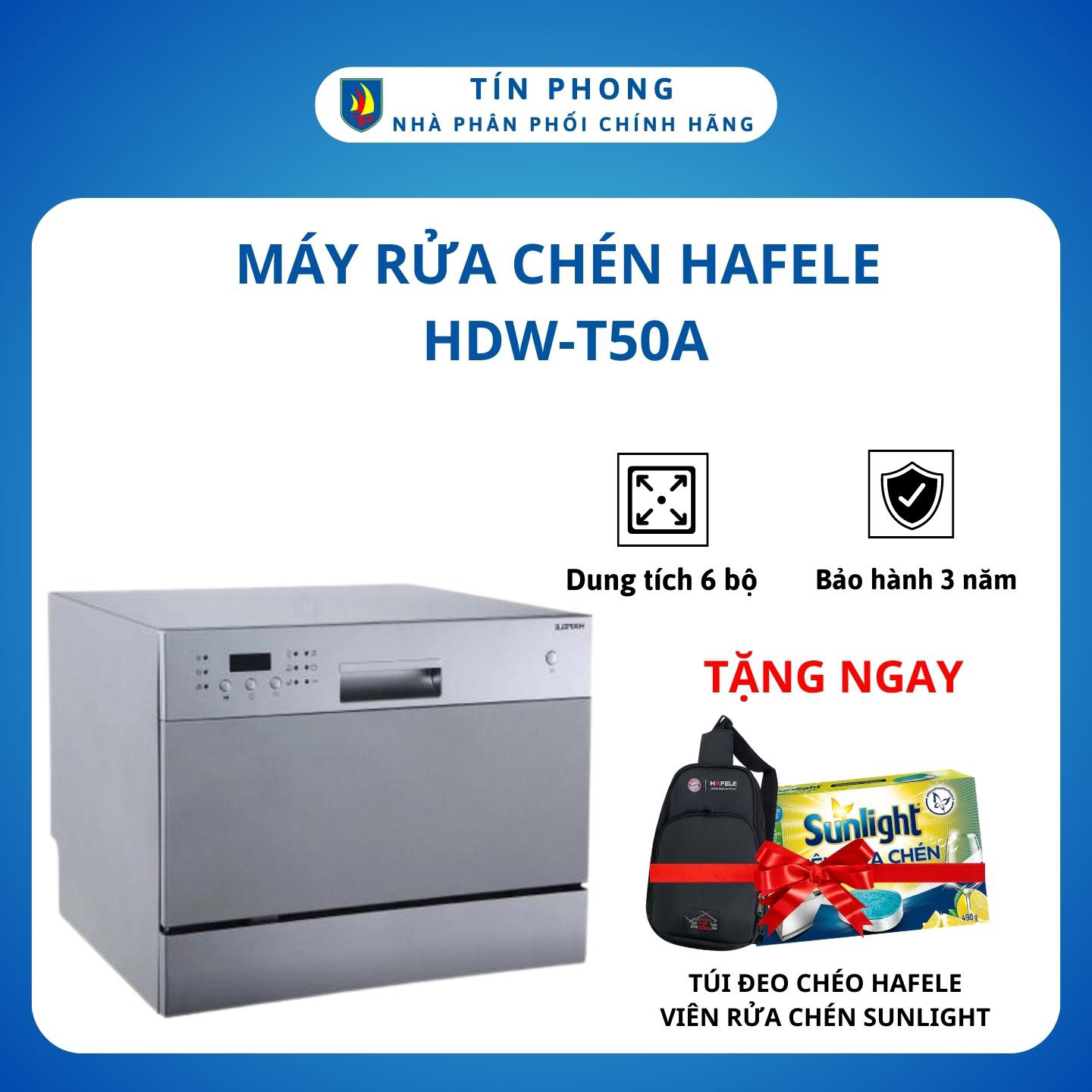 Máy rửa chén để bàn hafele hdw-t50a/ 538.21.190