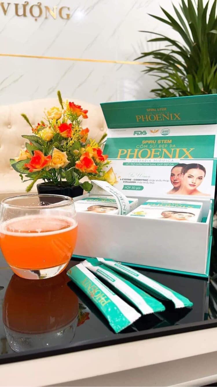 Cốm sủi nám đẹp da Phoenix Pharma