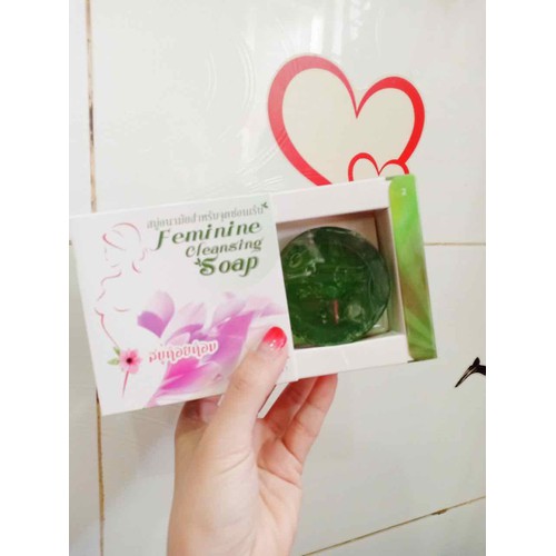 Xà phòng vùng kín Feminine Cleansing Soap Thái Lan giúp rửa sạch lại trắng mịn vùng kín, trị thâm, làm hồng cô bé, bảo vệ và trị viêm nấm cân bằng PH luôn