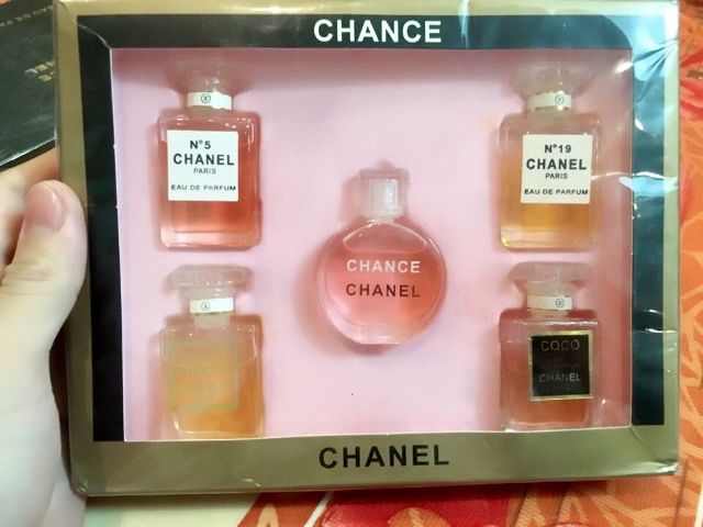 Set nước hoa nữ 5 chai mini