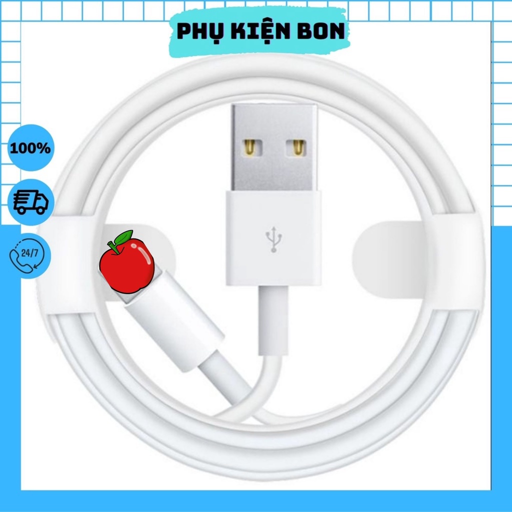 Cáp sạc dành cho ipchiều dài 1m,2m