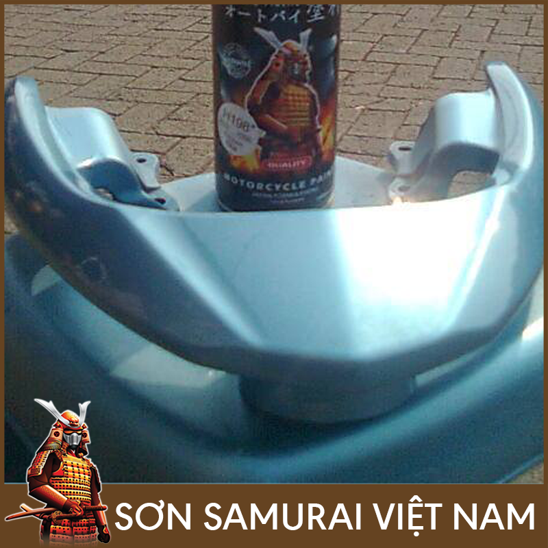 Chai sơn samurai xanh băng giá H198