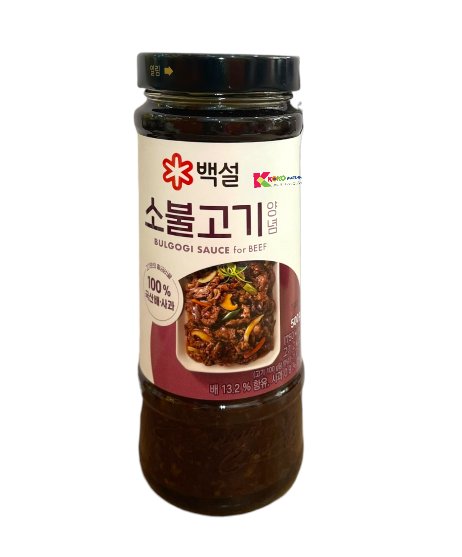 Xốt ướp bò Bulgogi Hàn Quốc chai 500g