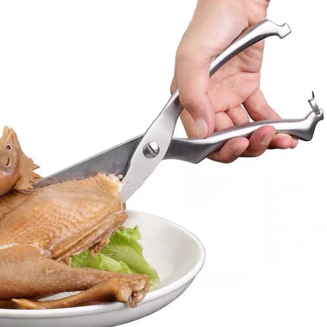 Kéo cắt gà tỉa cây inox 24cm cao cấp dgs - loại cao cấp xnk
