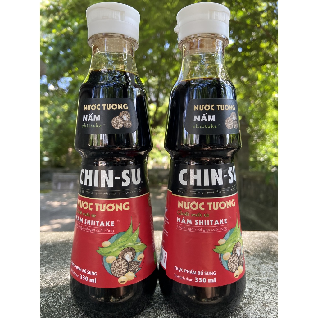 NƯỚC TƯƠNG NẤM SHIITAKE CHINSU (CHAI 330ML)