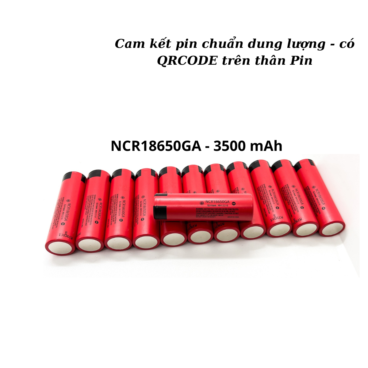 1 viên pin cell panasonic 18650ga 3500 mah , pin 18650 dung lượng cao , xả cao