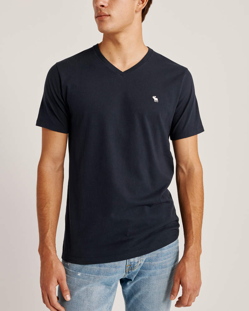 Áo thun nam abercrombie & fitch cổ v big size #link 2