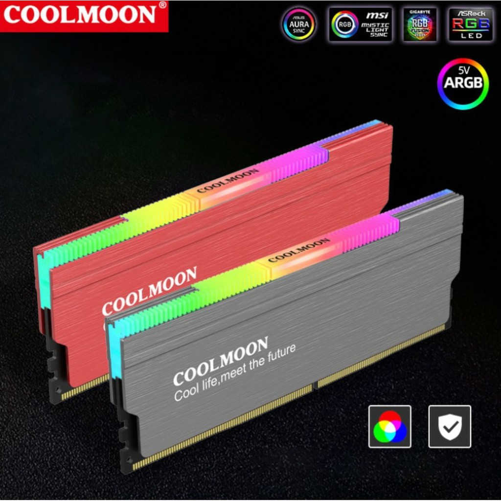 RED Sync Hub - Tản Nhiệt Ram Led RGB Coolmoon