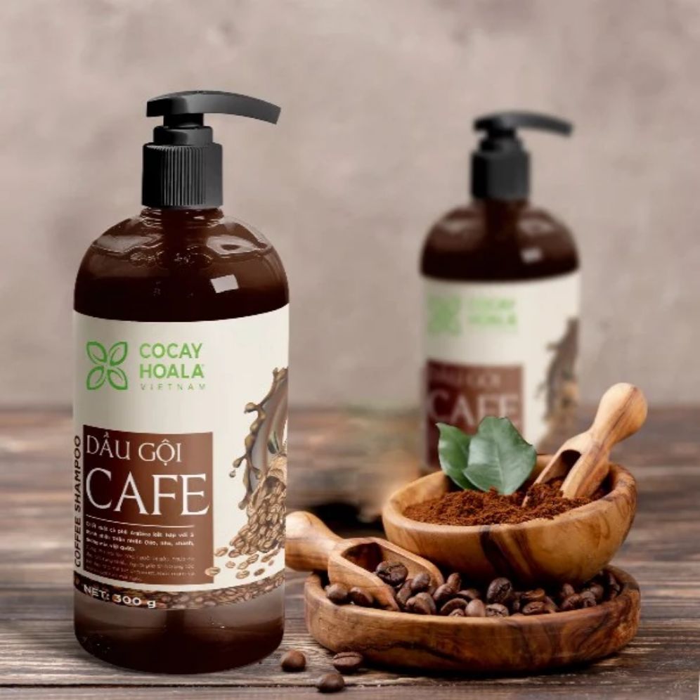 Dầu gội hạt cafe 300ml - cỏ cây hoa lá