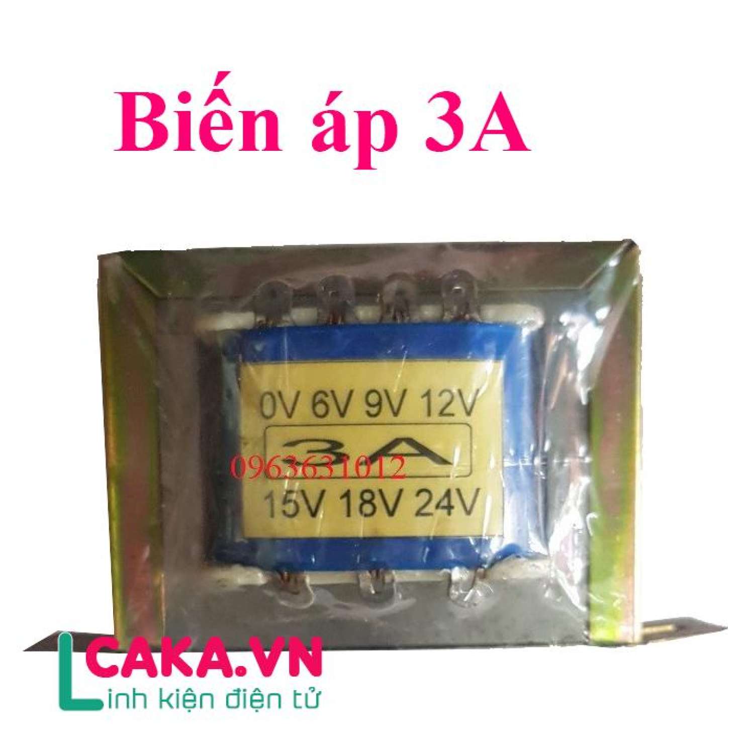 Biến áp 3a nhiều đầu ra 0v 6v 9v 12v 15v 18v 24v