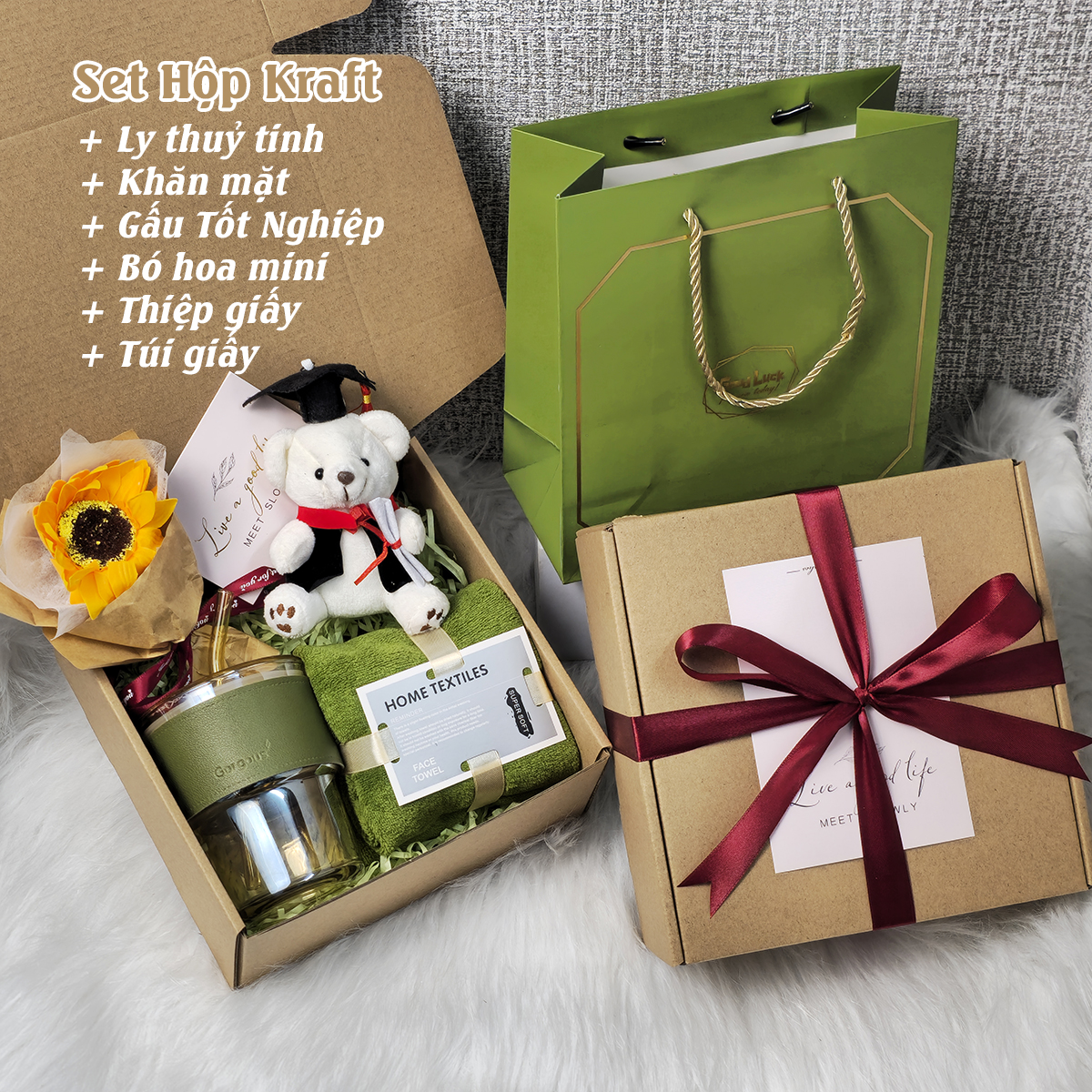Good luck birthday graduation gift set-many cute options - 9