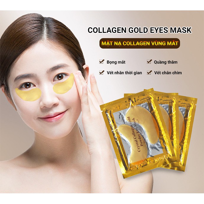 Mặt nạ mắt collagen crystal eye mask - mặt nạ dưỡng làm mờ quầng thâm mắt