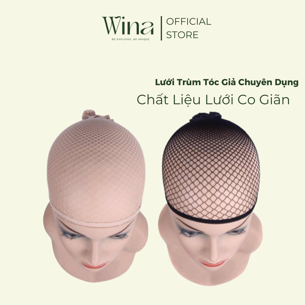 Lưới trùm tóc siêu co dãn ltt | tóc giả wina