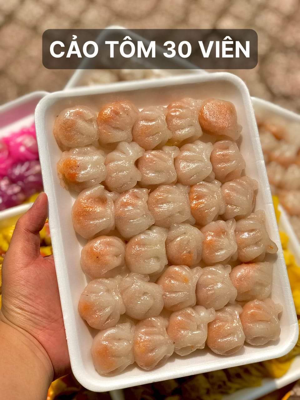 HÁ CẢO  TÔM THỊT CÁC LOẠI NGON  - 500g ( loại 30 - 50 viên )