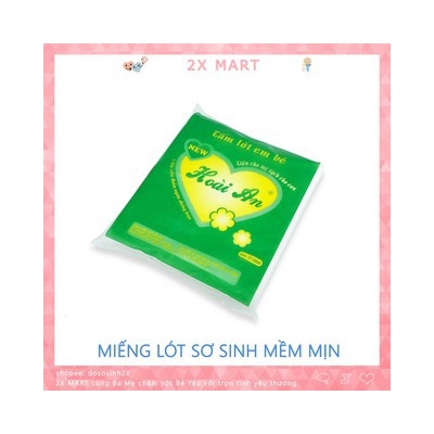 Tấm lót phân xu hoài an tấm lót chống thấm cho trẻ sơ sinh 3 lớp loại đẹp