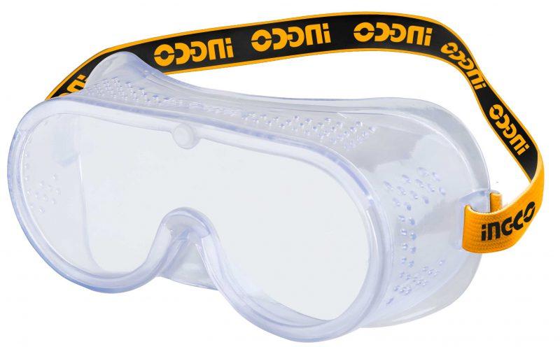 Kính bảo hộ ingco hsg02, có khung nhựa pvc mềm và nhẹ cũng như thiết kế không khí độc đáo - các ống kính pc có cường độ cao - có độ trong suốt - 64/t" - bảo hành: 12 tháng