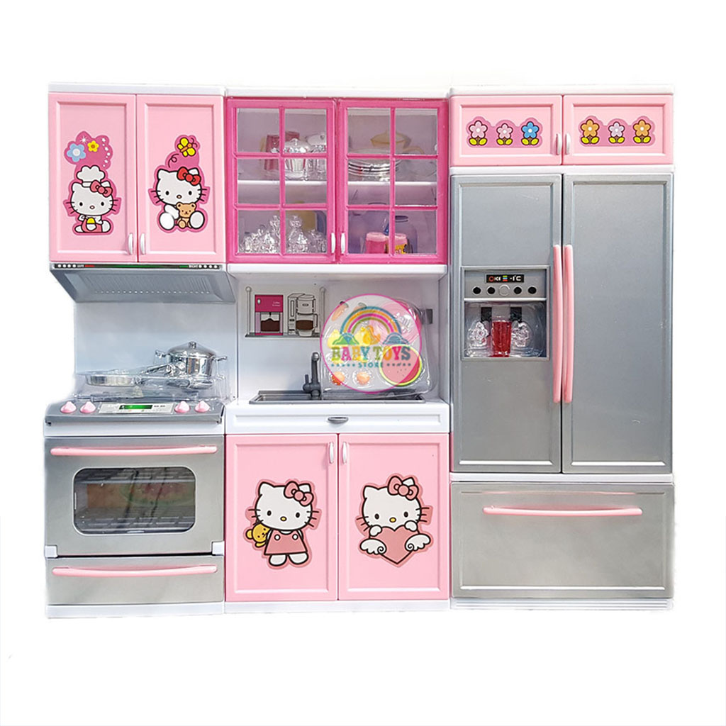 Hello Kitty kitchen set toy with 2 layers, 3 layers for kids