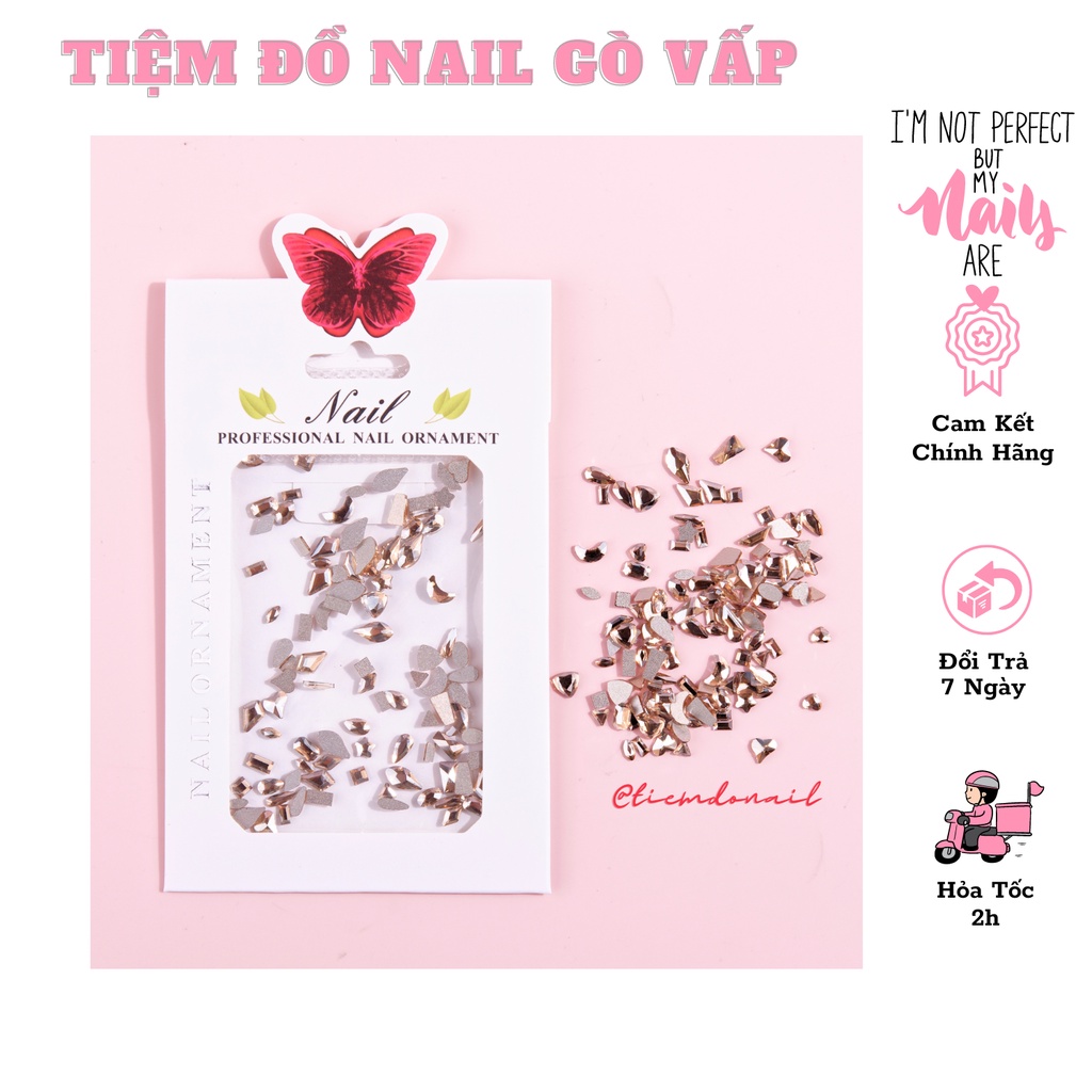 Đá khối mix size mini trang trí móng