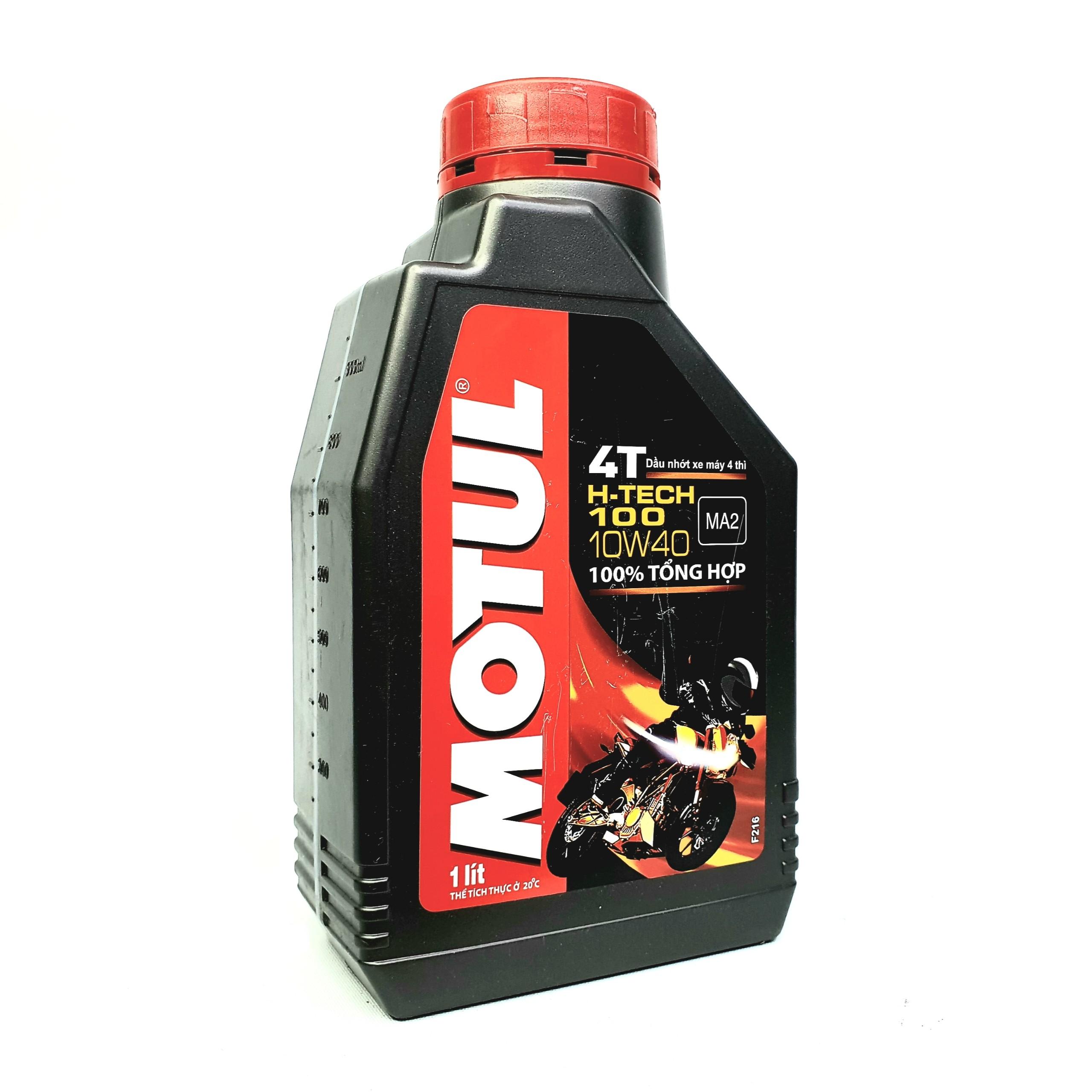 [HCM][SP HOT] MOTUL 4T H-TECH 100 10W40 1L Nhớt tổng hợp PKL