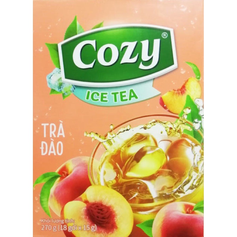[HCM]Trà hương đào hoà tan Cozy Ice tea-SChanh