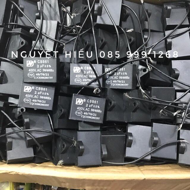 5 tụ quạt 2uf 400v