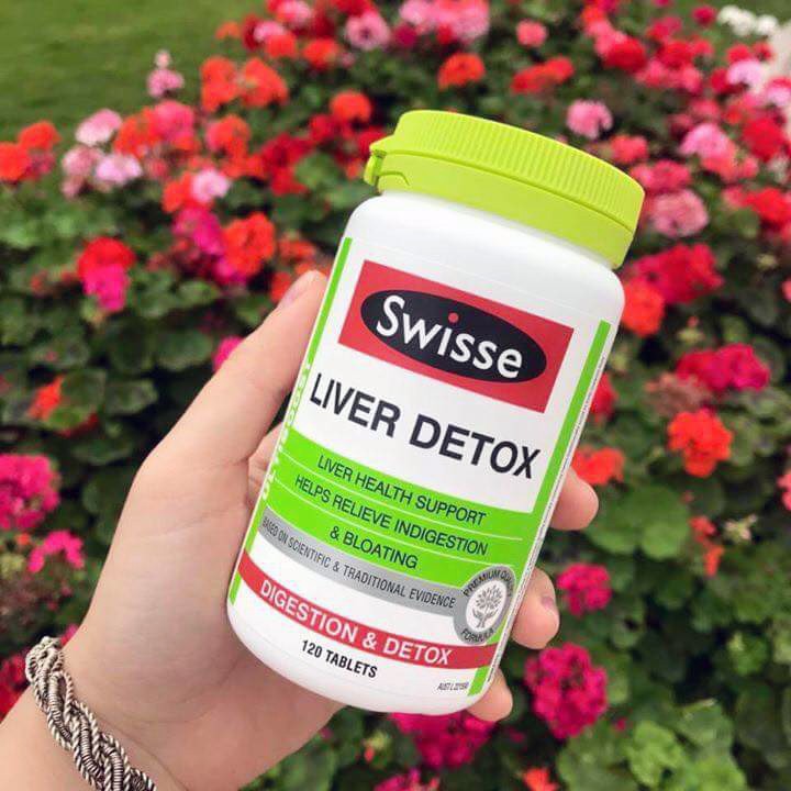 Viên Uống Hỗ Trợ Thải Độc Gan Swisse Liver Detox Úc, 120 viên