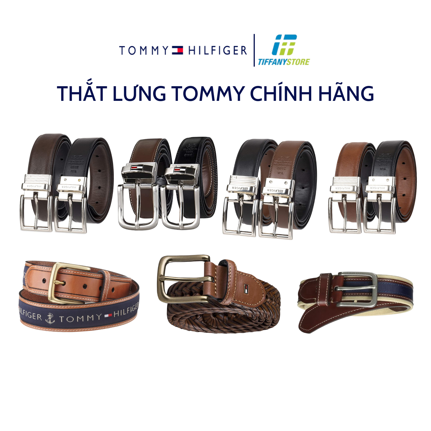 Thắt lưng nam Tommy Hilfiger Men's - Chính hãng - Nhập tại Mỹ