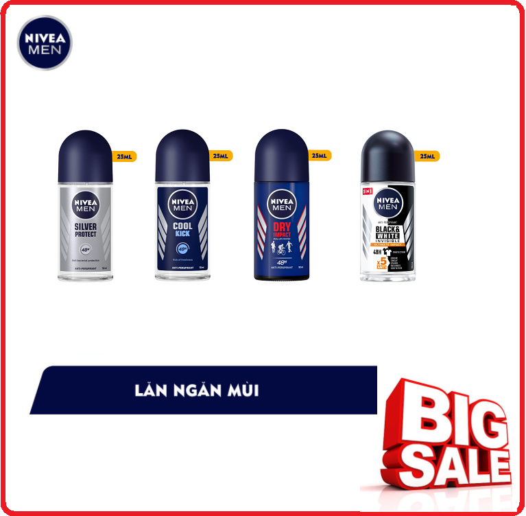 Lăn ngăn mùi nivea men chai