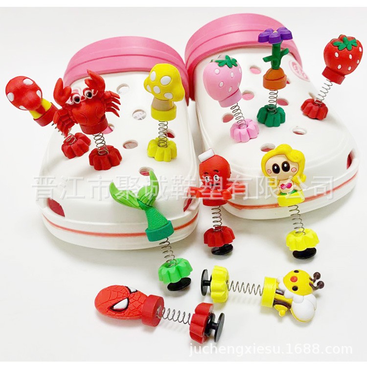 Sticker crocs lò xo 3d được chọn mẫu, jibbitz gắn dép sục cross, charm crocs 3d