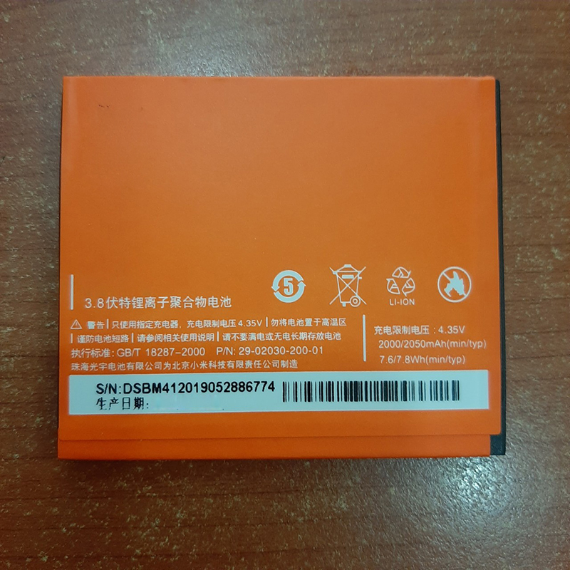 Pin xiaomi mi 2a / redmi 1s / 1