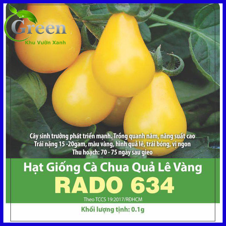Hạt giống cà chua quả lê vàng