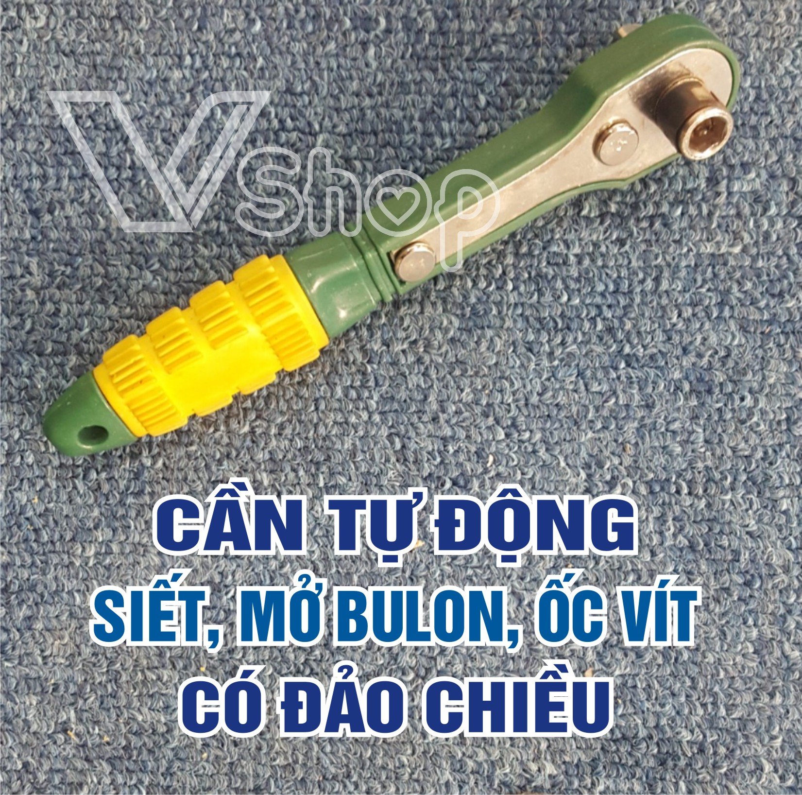Cần lắc tay tự động. Vặn, mở ốc vít, bu lông, có khóa, đảo chiều