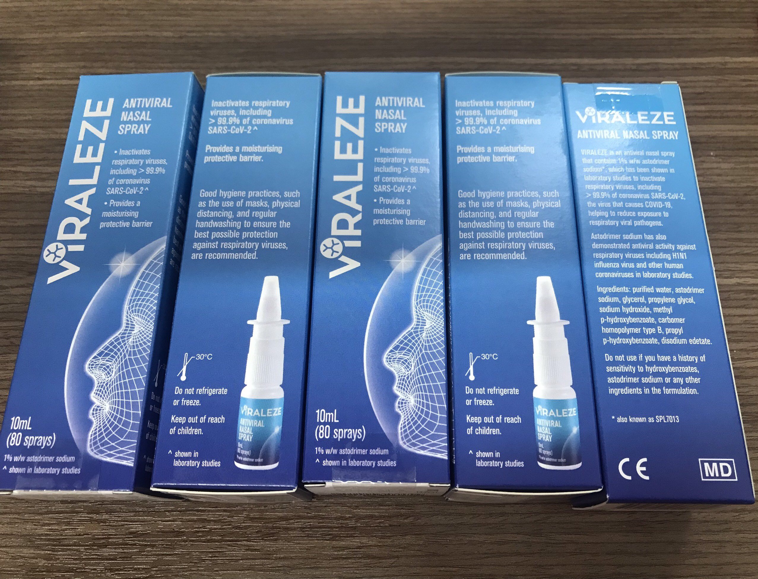 Bình xịt mũi viraleze - xịt mũi kháng virut - virus cov.id - úc