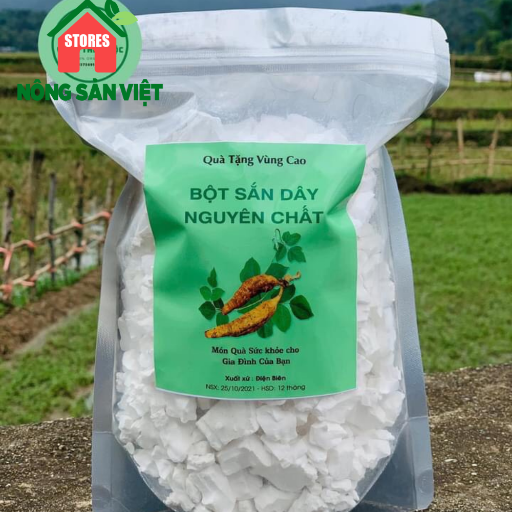 Bột Sắn Dây Ta Tây Bắc Nguyên Chất 100% Gói 500gr