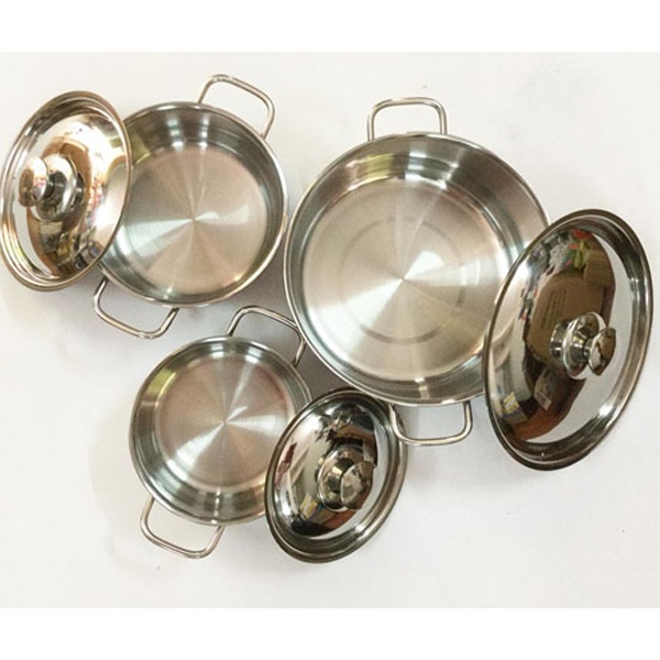 BỘ 3 NỒI XÀI NHIỀU LOẠI BẾP DẦY CÂN NẶNG 2KG