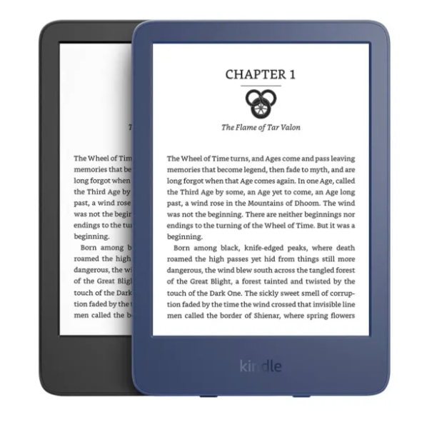 Newest Amazon Kindle Book Reader [Free Leather Case, E-Book Library, 12 Months Warranty]