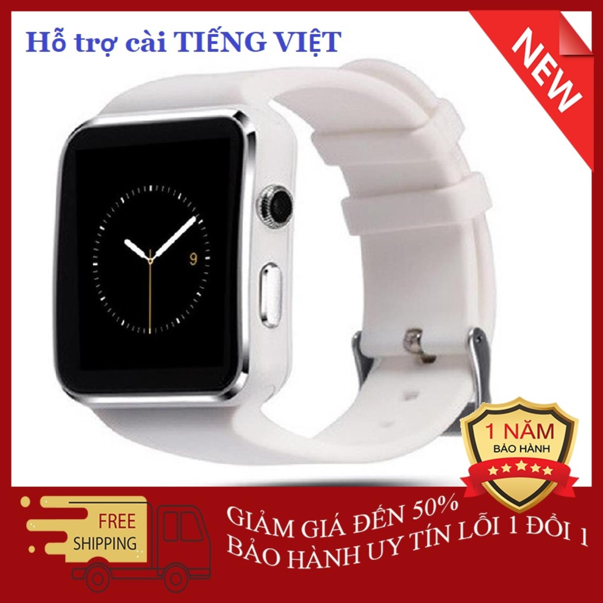 Những Mẫu Đồng Hồ Nam Đẹp, Đồng Hồ Thông Minh Màn Hình Cong Smartwatch Sx6, Công Nghệ 4.0 Luôn Bên Cạnh Bạn ,Có Khe Cắm Sim Và Thẻ Nhớ.Bảo Hành 1 Đổi 1.