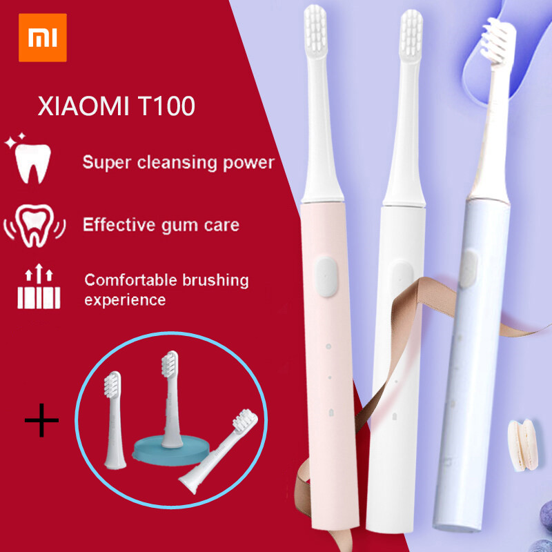 Xiaomi Mijia T100 Bàn Chải Đánh Răng Điện Sóng Âm Không Dây Có Thể Sạc Qua
