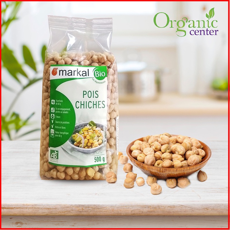 Đậu gà hữu cơ markal pháp gói 500g chính hãng - nmoff