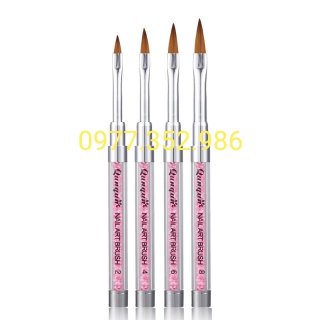 Cọ bút đắp hoa bột hiệu quqich thương hiệu nail được ưa chuộng